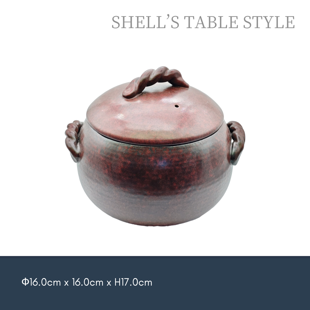 Chậu đất nung 16,5cm, màu đỏ